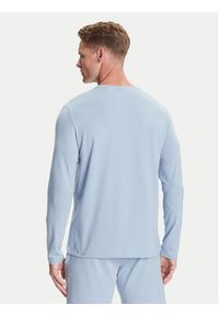 BOSS Longsleeve Mix&Match 50515389 Błękitny Regular Fit. Kolor: niebieski. Materiał: bawełna. Długość rękawa: długi rękaw #4