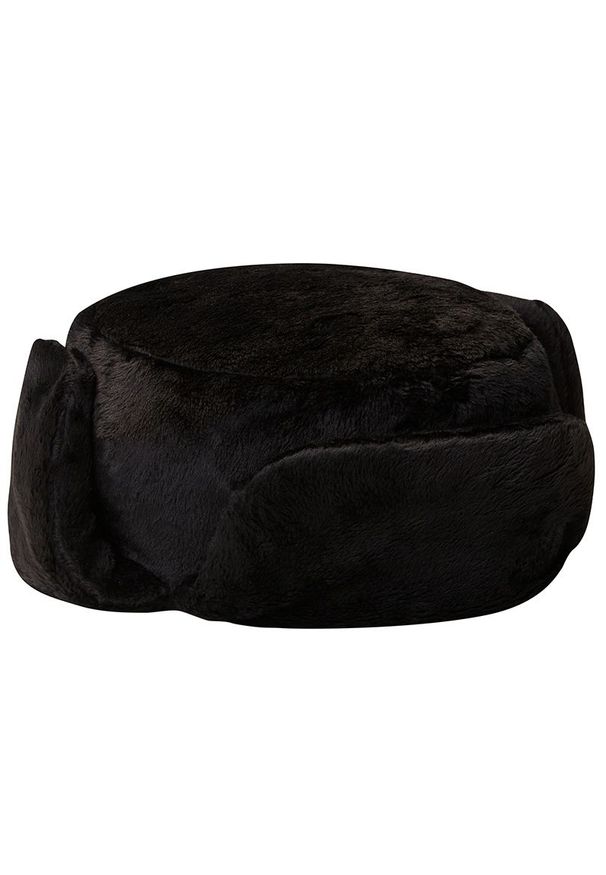 Czapka The North Face Osito 0A88R2JK31 - czarna. Kolor: czarny. Materiał: polar, poliester, materiał. Wzór: aplikacja. Styl: klasyczny