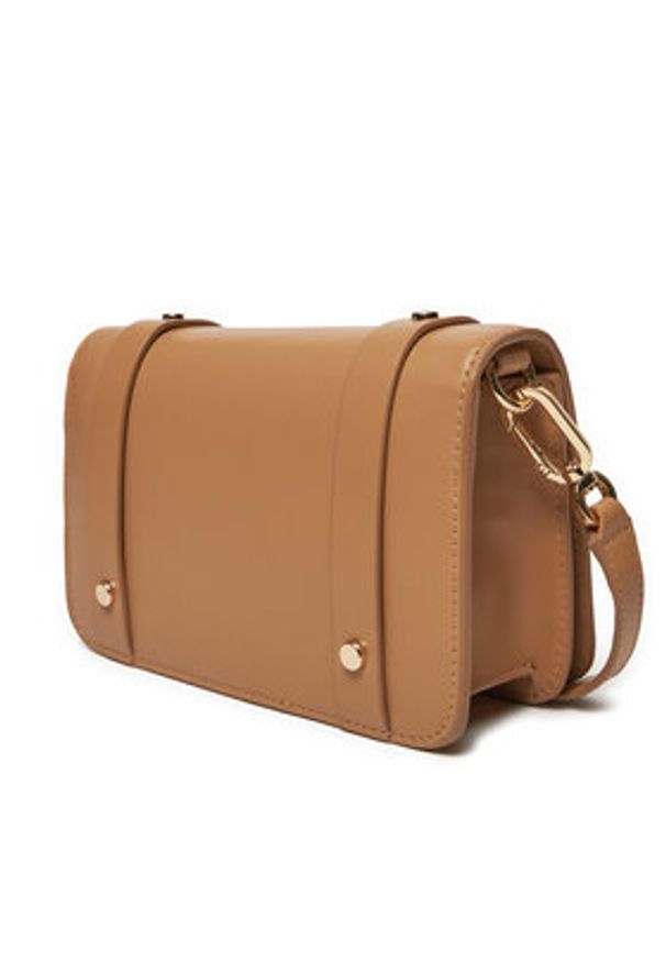 TOMMY HILFIGER - Tommy Hilfiger Torebka AW0AW16320 Brązowy. Kolor: brązowy. Materiał: skórzane