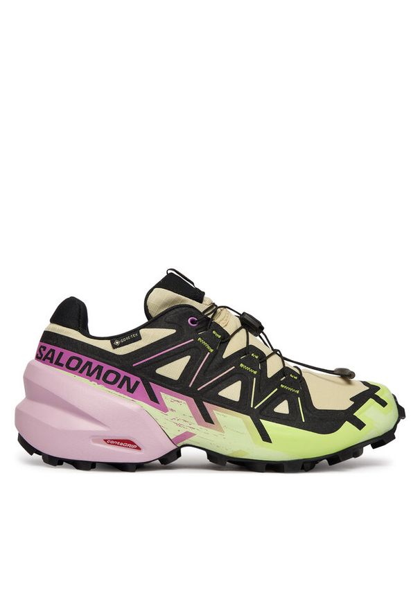 salomon - Buty do biegania Salomon. Kolor: żółty. Technologia: Gore-Tex. Model: Salomon Speedcross