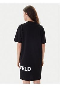 Karl Lagerfeld Jeans Sukienka codzienna B1W13054 Czarny Regular Fit. Okazja: na co dzień. Kolor: czarny. Materiał: bawełna. Typ sukienki: proste. Styl: casual #5