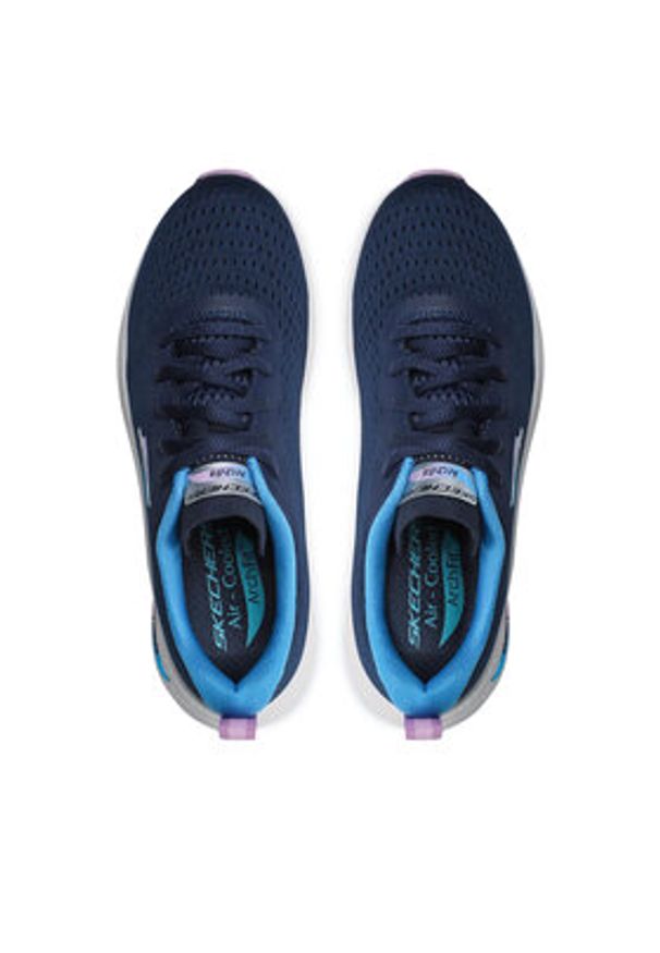 skechers - Skechers Sneakersy Infinity Cool 149722/NVMT Granatowy. Kolor: niebieski. Materiał: materiał