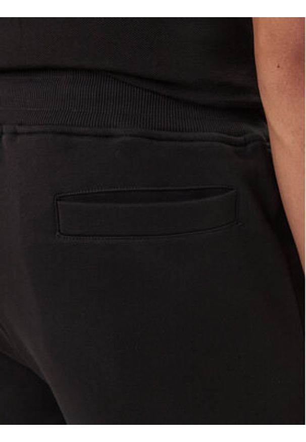 Versace Jeans Couture Spodnie dresowe 80GAAT04 CF01T Czarny Regular Fit. Kolor: czarny. Materiał: bawełna