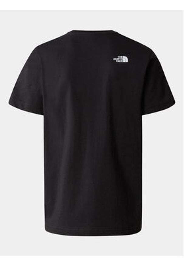 The North Face T-Shirt Woodcut Dome NF0A87NX Czarny Regular Fit. Kolor: czarny. Materiał: bawełna