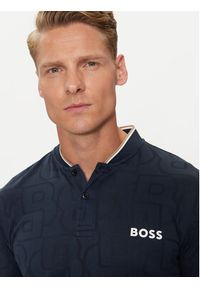 BOSS - Boss Polo Pariq MB 7 50521973 Granatowy Slim Fit. Typ kołnierza: polo. Kolor: niebieski. Materiał: syntetyk #2