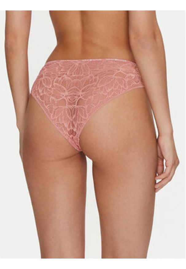 TOMMY HILFIGER - Tommy Hilfiger Figi brazylijskie UW0UW05247 Różowy. Kolor: różowy. Materiał: syntetyk