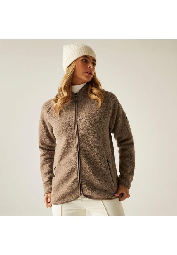 DARE 2B - Polar damski Excursion. Kolor: brązowy. Materiał: polar. Sport: turystyka piesza