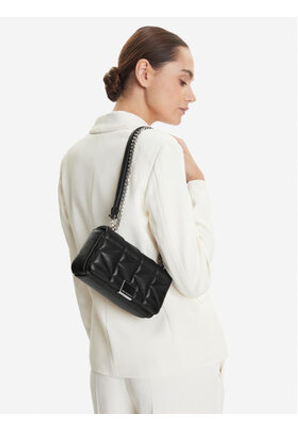 Karl Lagerfeld - KARL LAGERFELD Torebka A1W30435 Czarny. Kolor: czarny. Materiał: skórzane
