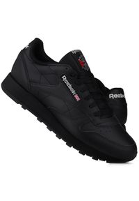 Buty sportowe do chodzenia Reebok CLASSIC LEATHER. Zapięcie: sznurówki. Kolor: czarny. Materiał: materiał, skóra. Szerokość cholewki: normalna. Model: Reebok Classic. Sport: turystyka piesza