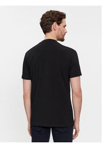 Karl Lagerfeld - KARL LAGERFELD T-Shirt 755401 541221 Czarny Regular Fit. Typ kołnierza: dekolt w karo. Kolor: czarny. Materiał: bawełna #4