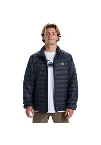 Quiksilver - Kurtka ocieplająca dla Mężczyzn SCALY Czarny. Okazja: na co dzień. Kolor: brązowy, zielony, wielokolorowy. Materiał: nylon, materiał. Styl: casual