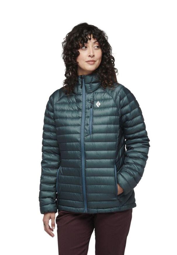 Kurtka puchowa damska Black Diamond Approach Down Hoody Women. Kolor: niebieski. Materiał: puch
