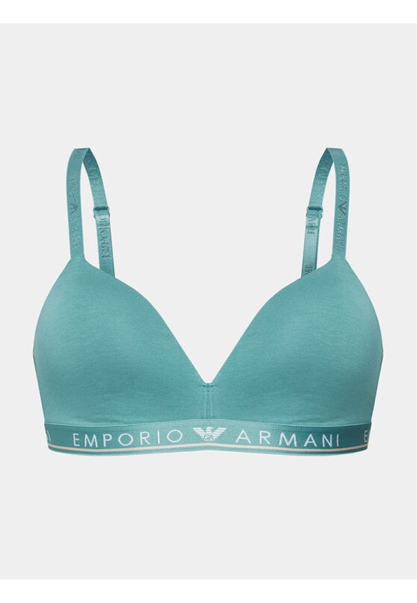 Biustonosz bezfiszbinowy Emporio Armani Underwear. Kolor: różowy