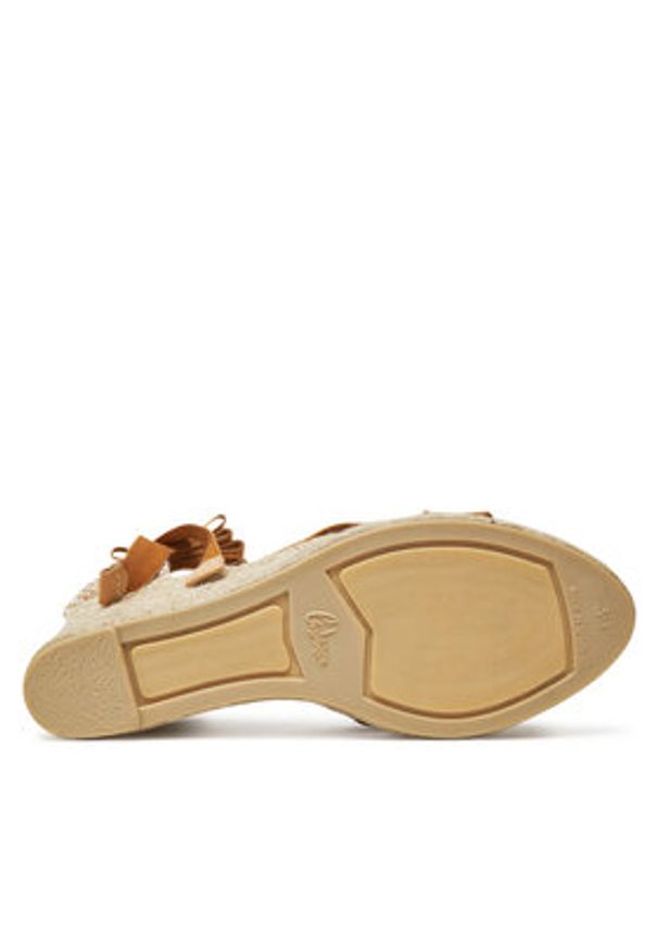 Castañer Espadryle Bailey/8/002 025633 Brązowy. Kolor: brązowy. Materiał: materiał