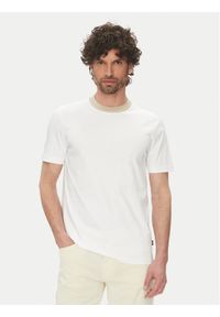BOSS T-Shirt H-Tessler 199 50531793 Biały Slim Fit. Kolor: biały. Materiał: bawełna