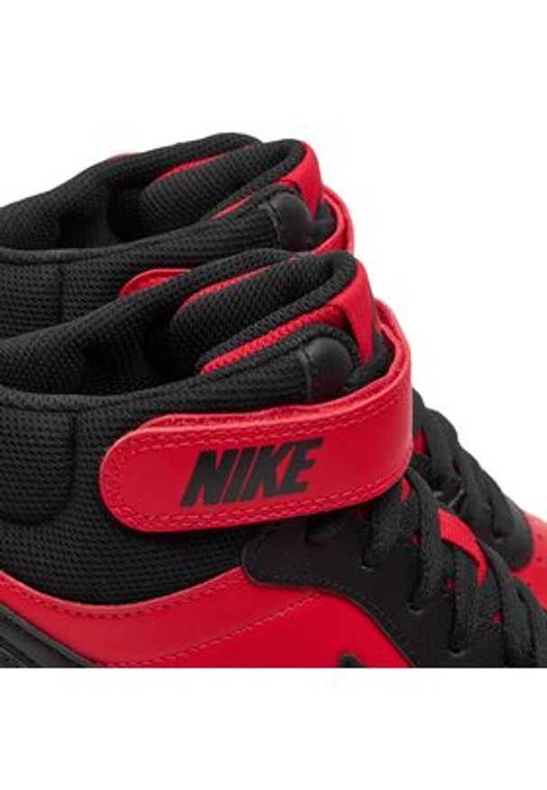 Nike Sneakersy Court Borough Mid 2 (Gs) CD7782 602 Czarny. Kolor: czarny. Materiał: skóra. Model: Nike Court