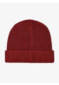 Czapka zimowa Smartwool Creek Run Beanie - currant heather. Kolor: czerwony. Sezon: zima