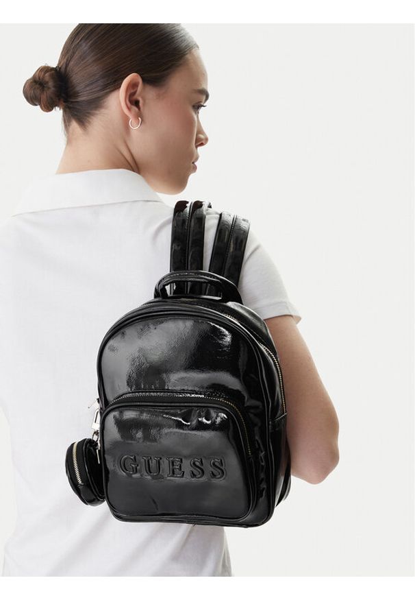 Guess Plecak J5BZ19 W3070 Czarny. Kolor: czarny. Materiał: skóra