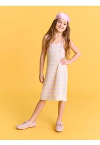 Sinsay - Dzianinowa sukienka na ramiączkach - wielobarwny. Materiał: dzianina. Długość rękawa: na ramiączkach #1