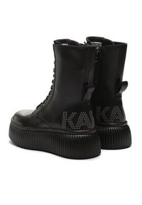Karl Lagerfeld - KARL LAGERFELD Botki KL42375 Czarny. Kolor: czarny. Materiał: skóra #3