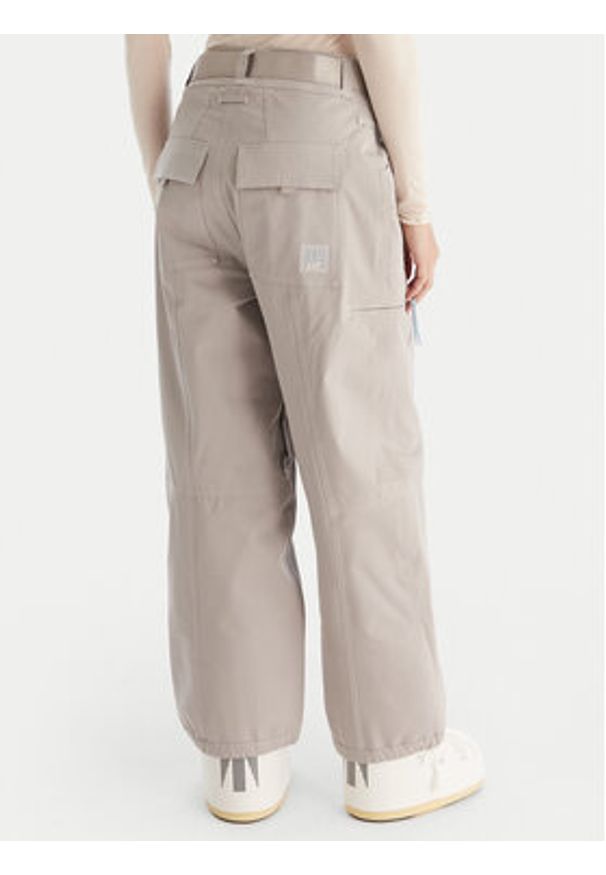 Roxy Spodnie snowboardowe Chloe Kim PT ERJTP03300 Szary Relaxed Fit. Kolor: szary. Materiał: syntetyk. Sport: snowboard