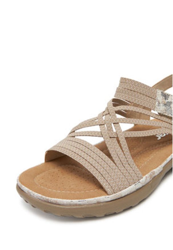 Rieker Sandały 64888-60 Beżowy. Kolor: beżowy. Materiał: syntetyk