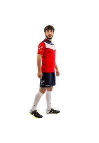 Komplet piłkarski dla dorosłych Givova Kit Campo czerwono-granatowy. Kolor: wielokolorowy, niebieski. Sport: piłka nożna