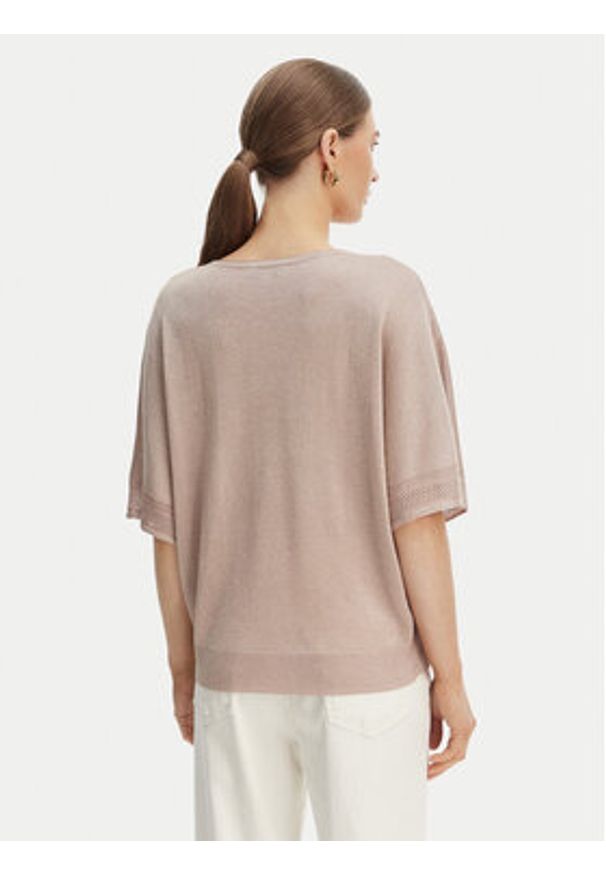 Morgan Bluzka 241-MCHRIS Beżowy Relaxed Fit. Kolor: beżowy. Materiał: wiskoza
