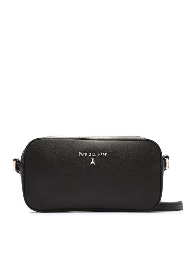 Patrizia Pepe Torebka 8B0152/L080-K103 Czarny. Kolor: czarny. Materiał: skórzane