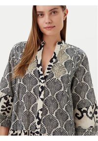 LOLA CASADEMUNT Sukienka letnia LS2516069 Czarny Regular Fit. Kolor: czarny. Materiał: bawełna. Sezon: lato #5