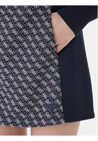 Guess Spódnica mini V6RD04 K2042 Granatowy Regular Fit. Kolor: niebieski. Materiał: syntetyk #2