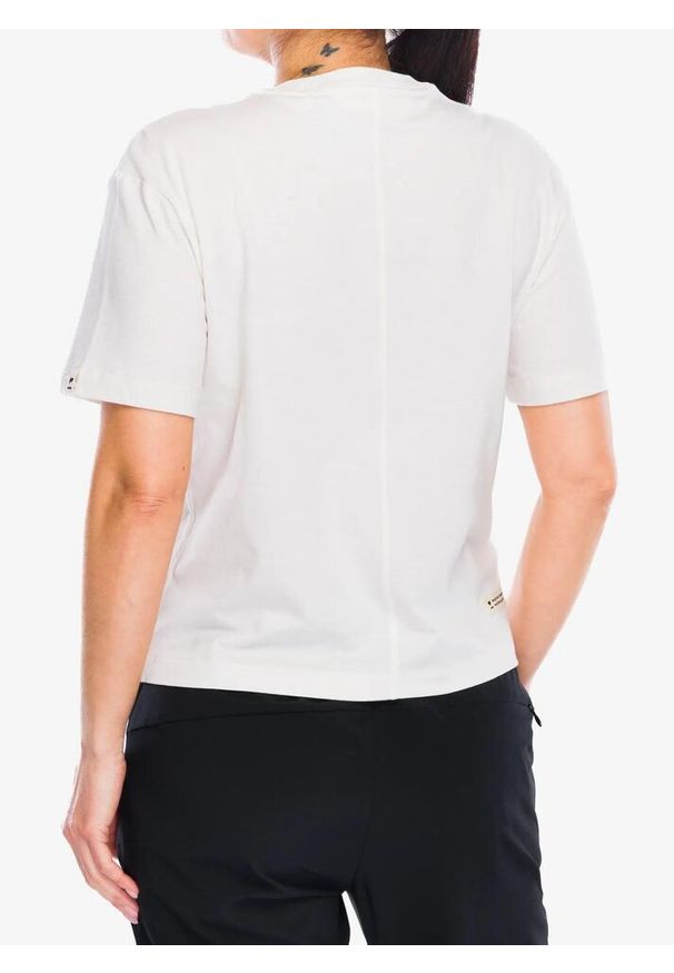 MONS ROYALE - Koszulka bawełniana damska Mons Royale Yonder Merino Organic Cotton T-Shirt. Kolor: biały. Materiał: bawełna