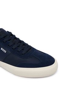 BOSS Sneakersy Aiden Tenn 50563847 Granatowy. Kolor: niebieski. Materiał: zamsz, skóra #6