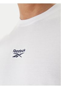 Reebok T-Shirt Branagan RK25561CCM Biały Regular Fit. Kolor: biały. Materiał: bawełna #4
