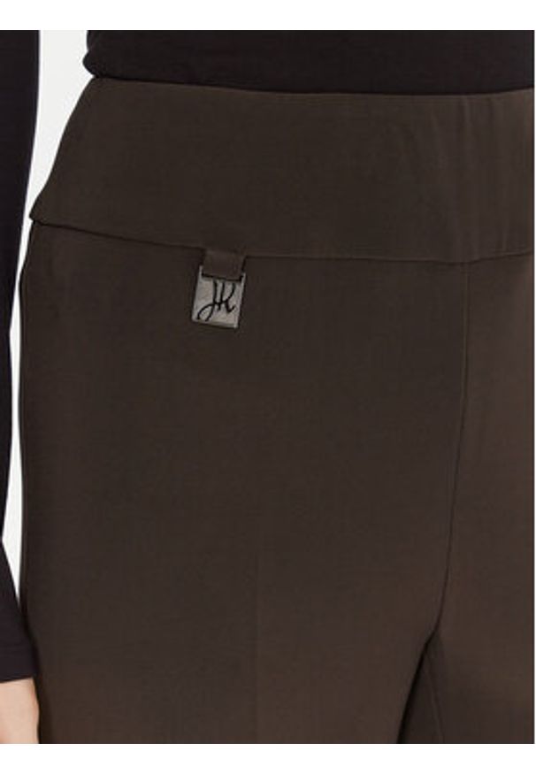 Joseph Ribkoff Spodnie materiałowe 144092F25 Brązowy Slim Fit. Kolor: brązowy. Materiał: syntetyk