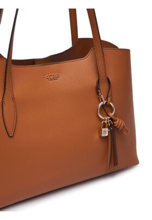Guess Torebka HWBG97 35230 Brązowy jasny. Kolor: brązowy. Materiał: skórzane