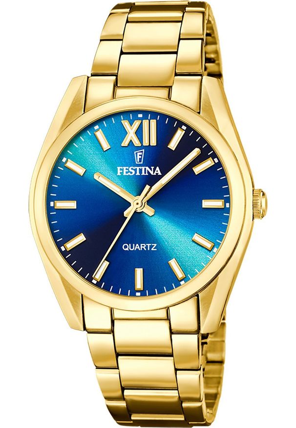 Zegarek Festina Zegarek damski Festina F20640-8 złoty. Kolor: złoty