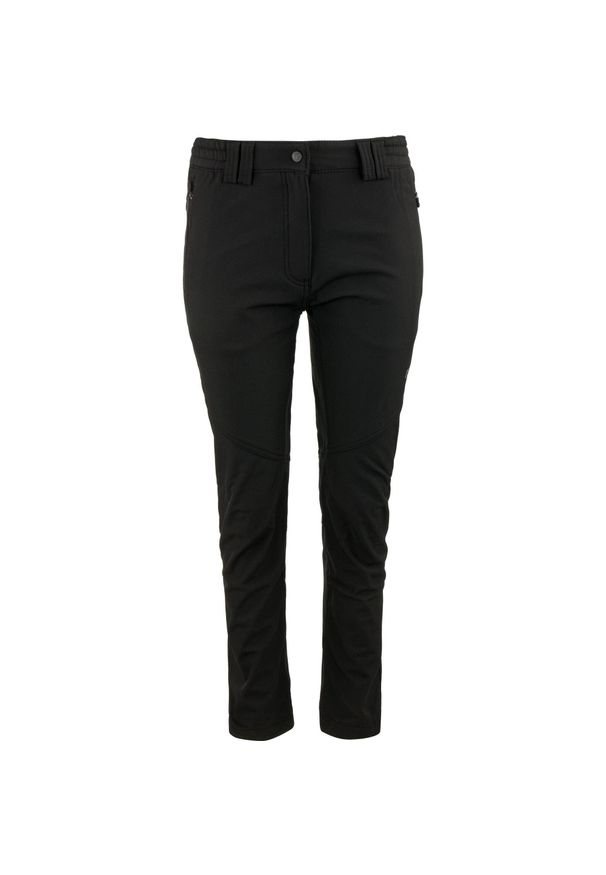 Munkees - MCKEES Falzarego damskie spodnie softshell czarne S. Kolor: czarny. Materiał: softshell. Długość: długie