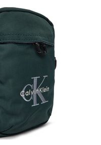 Calvin Klein Saszetka Bold Logo Nylon Slim Reporter LV04D3231G Zielony. Kolor: zielony. Materiał: materiał #3