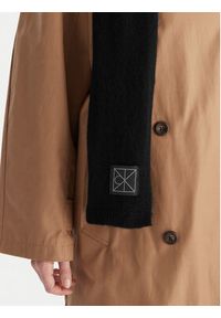 Calvin Klein Szalik Emblem LV04D8014G Czarny. Kolor: czarny. Materiał: kaszmir #6