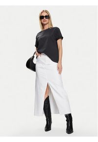 GAP - Gap Spódnica jeansowa 870045-00 Biały Regular Fit. Kolor: biały. Materiał: bawełna #5