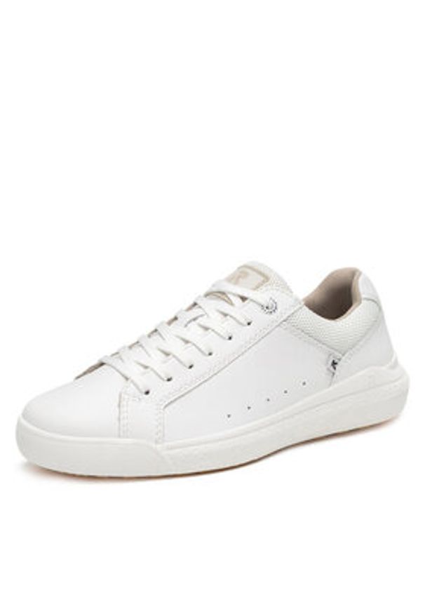 Rieker Revolution Lifestyle Sneakersy W1100-80 Biały. Kolor: biały. Materiał: skóra