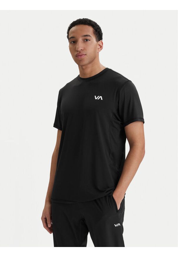 RVCA Koszulka techniczna Sport Vent 23MS013505 Czarny Performance Fit. Kolor: czarny. Materiał: syntetyk