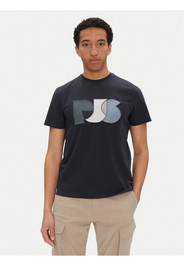 Parajumpers T-Shirt Leland 25SMPMTSGT09 Granatowy Regular Fit. Kolor: niebieski. Materiał: bawełna