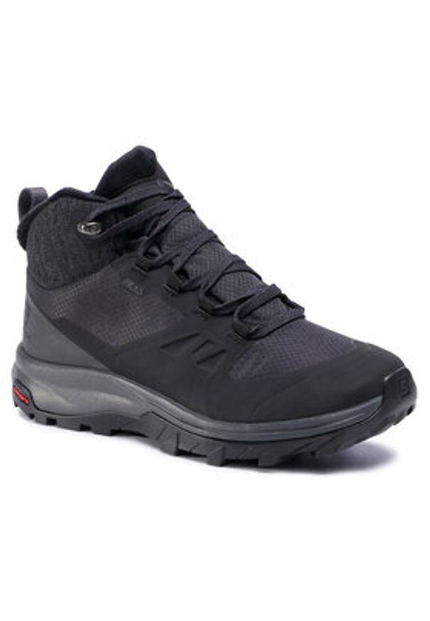salomon - Salomon Trekkingi Outsnap Cswp W 411101 20 V0 Czarny. Kolor: czarny. Materiał: syntetyk