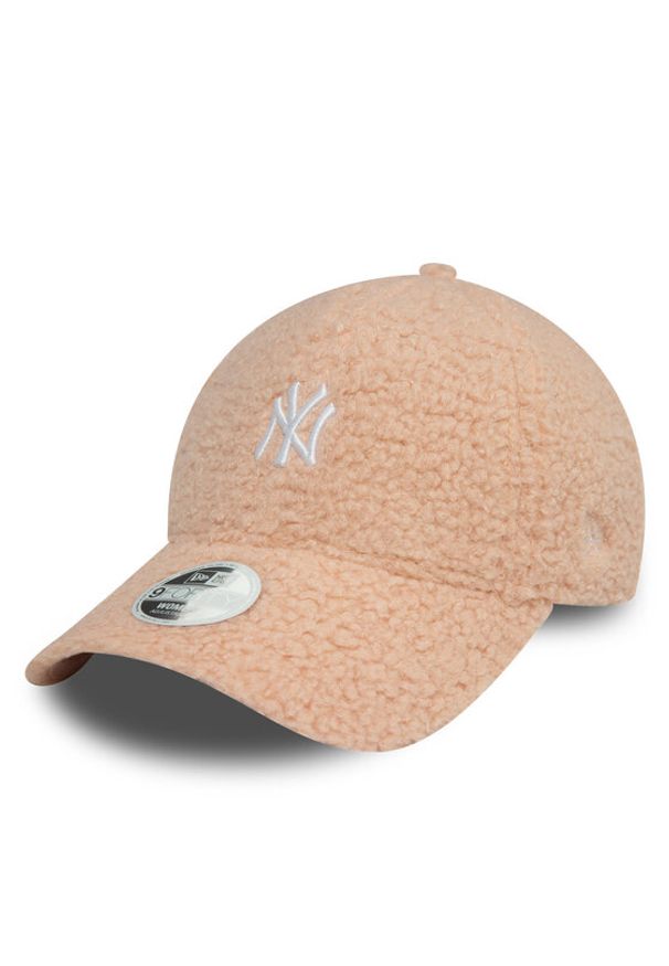 New Era Czapka z daszkiem Borg New York Yankees 9FORTY 60580740 Różowy. Kolor: różowy. Materiał: poliester, materiał