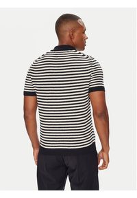 TOMMY HILFIGER - Tommy Hilfiger Polo MW0MW39531 Granatowy Regular Fit. Typ kołnierza: polo. Kolor: niebieski. Materiał: syntetyk #4