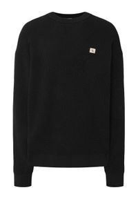 Calvin Klein Jeans Sweter LV04RD313G Czarny Regular Fit. Kolor: czarny. Materiał: bawełna #1
