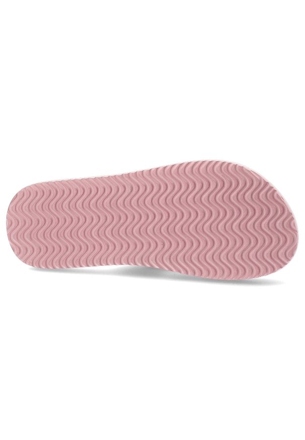 Big-Star - Różowe Japonki Big Star Damskie Obuwie Piankowe. Okazja: na spacer, na co dzień, na plażę. Kolor: różowy. Materiał: materiał. Wzór: nadruk, paski, kwiaty. Sezon: lato. Styl: casual, wakacyjny