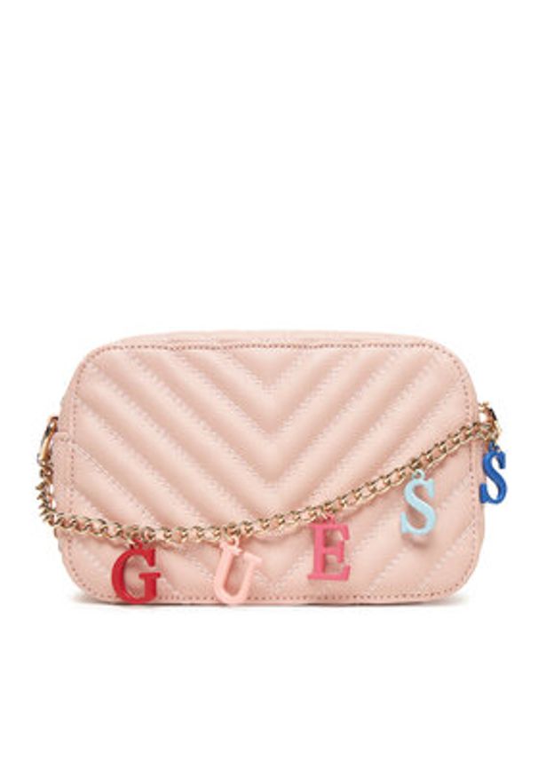 Guess Torebka J4GZ23 WFZL0 Różowy. Kolor: różowy. Materiał: skórzane